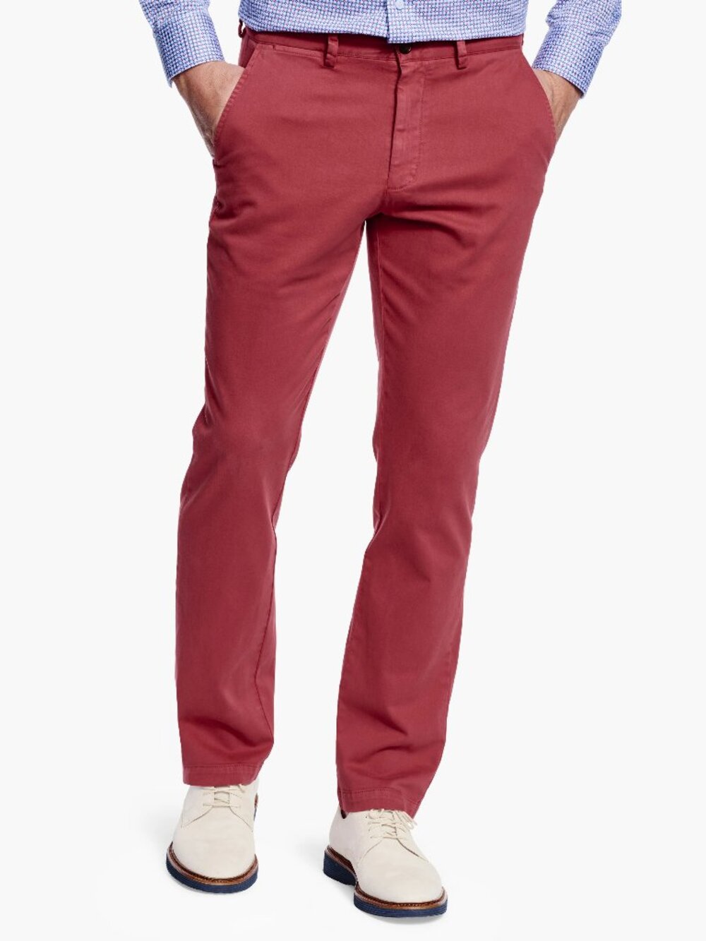 Johnston & Murphy Red Washed Straight Leg Chino/14308